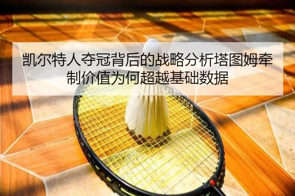 凯尔特人夺冠背后的战略分析塔图姆牵制价值为何超越基础数据